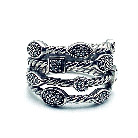 David Yurman Confetti Ring with Diamonds - Picture 5 of 9